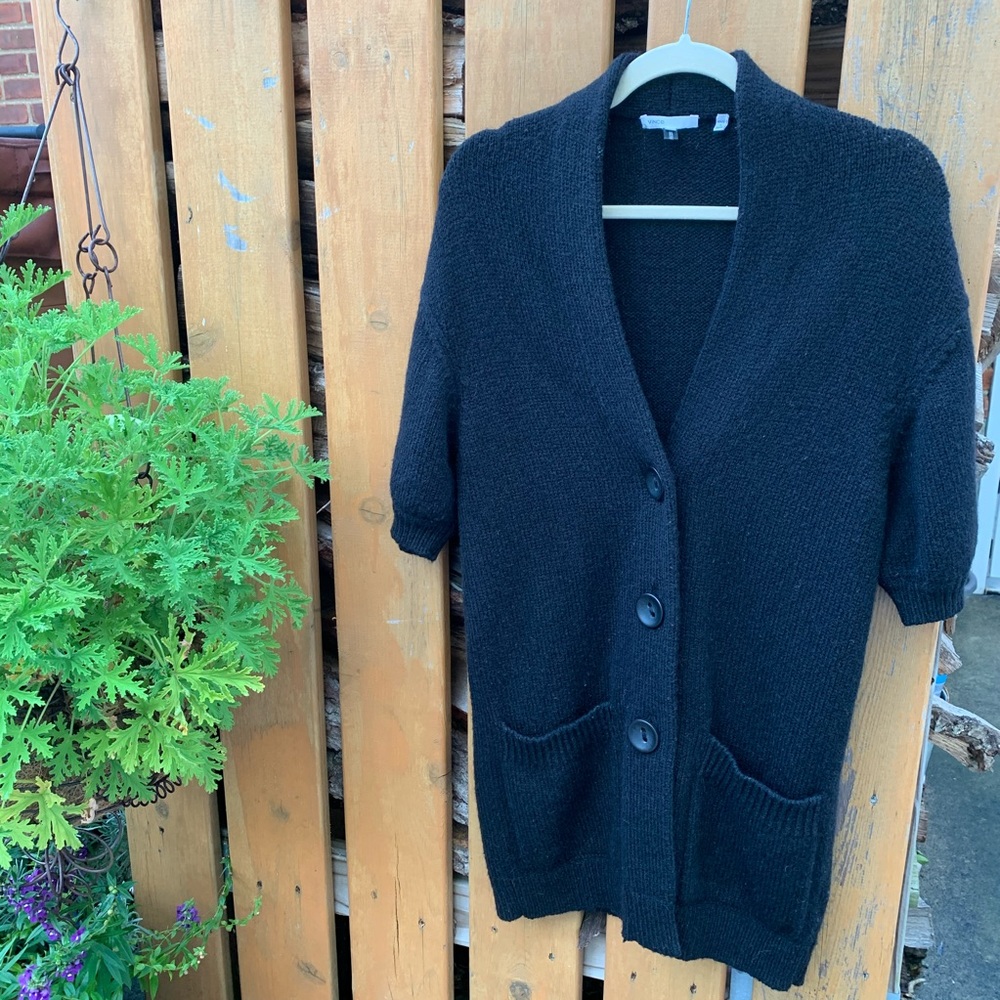 Vince short sleeve cardigan